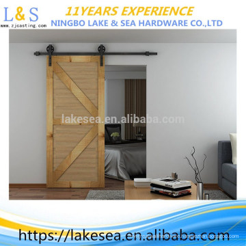 chinese wholesale wooden sliding barn door hardware / barn door system